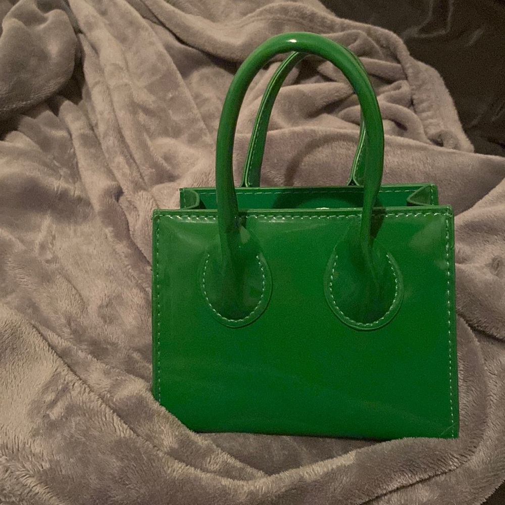$5 SALE!!! Green satchel crossbody bag